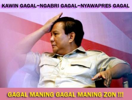 Prabowo Gagal Lagi