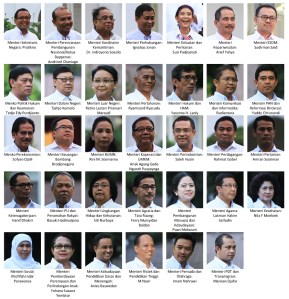 Kabinet Kerja Jokowi-JK (sumber : vibiznews.com)