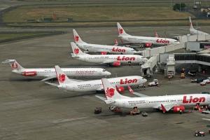 Lion Air di Soekarno Hatta, Jakarta (sumber : beritatrans.com)