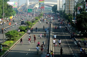 Car Free Day di Jalan Ahmad Yani